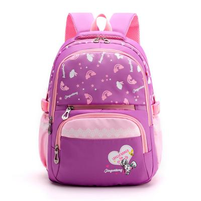 China Custom Cheap Price Cute Small Oxford Cloth School Bags Waterproof For Girls 7 Years Old for sale