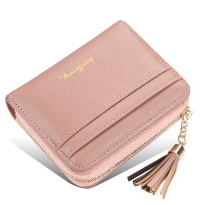 China Women's Lady Short Girl's Wallet Cheap Wholesale Thin White Waterproof Lovely Small Credit Card With Zipper for sale