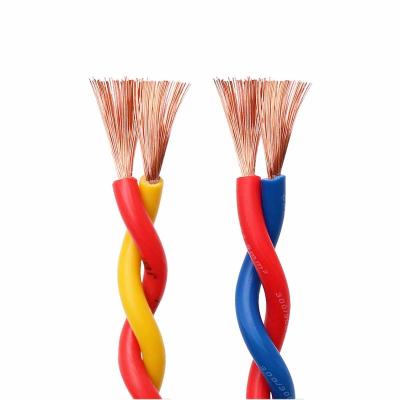 China Electrical Equipment High Quality Electrical Cable 2 x 0.75mm2 RVS Twisted Wire with PVC Jacket and Copper Core for Household Appliances for sale