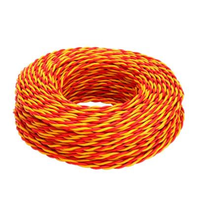 China Good Electrical Equipment Price Oxygen Free Copper Conductor 2*4mm2 Good Electrical Cable 2*4mm2 Anti-interference Twisted Transmission RVS Wire for sale