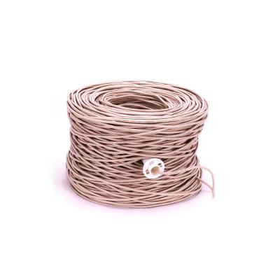 China Hot selling PC networking cable computer network material 23awg copper cat6 outdoor wiring cable for sale