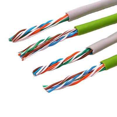 China PC Factory Price Indoor UTP CAT6 LAN Cable CAT6 Double Shielded Network Top Selling Cable for sale