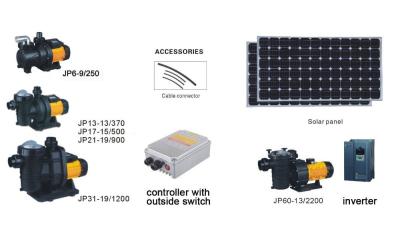 中国 電力および太陽エネルギーの燃料の太陽プールの水ポンプ 販売のため