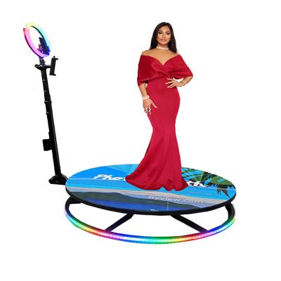 China 360 Photo Booth Spinner Kiosk Machine Camera Phot booth Slow Or Fast Motion Video for sale