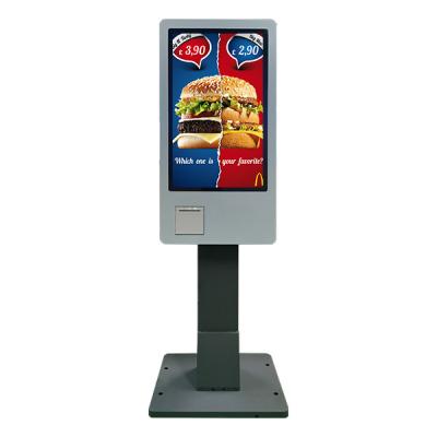 China fast food restaurants self service payment ordering kiosk terminal restaurant order bill print for sale