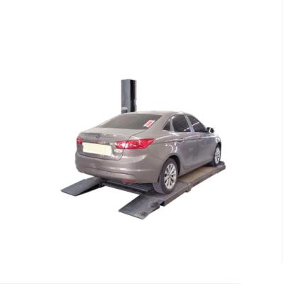 China CE Certification Single Manual Mobile Car Lift 2000kg Single Pole Car Repair Center Post Car Lift with Adjustable Arm Length 8 Feet for Sale for sale