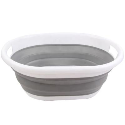 China Viable Source Silicone Collapsible Collapsible Union Buckets Compact Portable Folding Water Bucket Folding Bath Bucket for sale