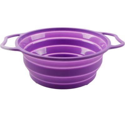 China Fruit Vegetable Viable Silicone Rice Tool Accessories Kitchen Unionsource Collapsible Colanders And Sieves for sale