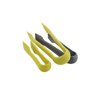 China Sustainable Source High Quality Heat Resistant Nylon Salad Plastic Union Tongs for sale