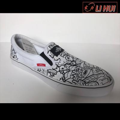 China Cotton fabric/canvas/rubber printed colorful fashion alibaba canvas shoes wholesale prices for sale