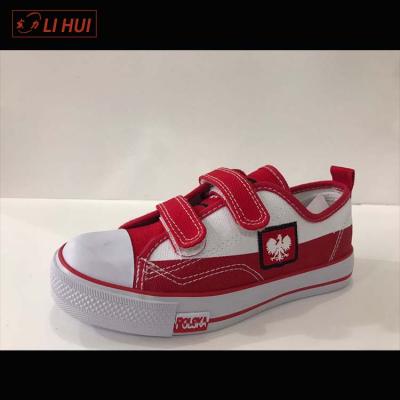 China High Quality Alibaba Rubber Cotton Fabric/Canvas/Soft Bottom Canvas Comfortable Little Girls Casual Shoes for sale