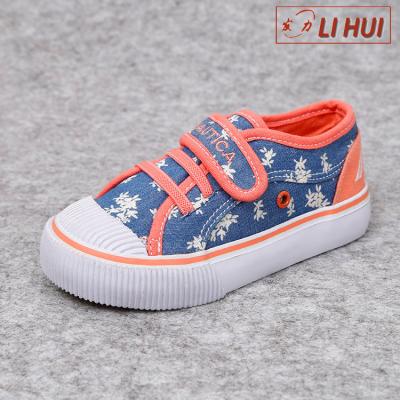 China Customized Wholesale New Design High Quality Flat Children Cotton Fabric/Canvas/Rubber Orthopedic Shoes From Alibaba for sale