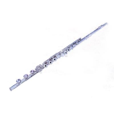 China Silver Plated Good Price Concert Musical Instrument Professional Chinese B Tone Flutes For Sale for sale