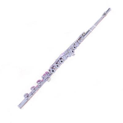 China Silver Plated Top Open Hole Widely Used Professional Quality B Footjoint Alto Flute For Sale for sale