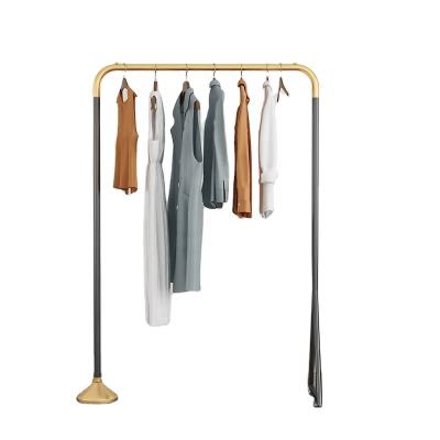 China Promotional Good Quality Modern Office Metal Coat Rack Vertical Household Furniture Convertible for sale