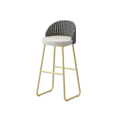 China Convertible 2021 Special Hot Sale Modern Luxury High-leg Dining Chair Creative Lattice Shape for sale