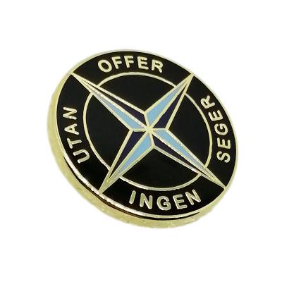 China Europe Printing Enamel Pin Bulk PVC Made Custom Enamel Deployment Pins With Backing Card for sale