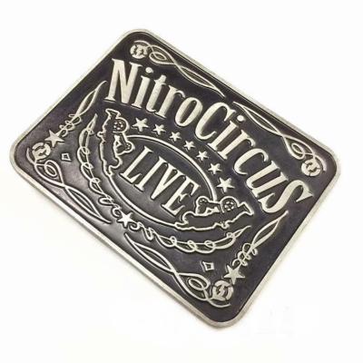 China Custom Belt Buckle Belt Buckle Logo Metal Made Silver Gold Plated Western Belt Buckles Manufacturers With ISO Certificates for sale