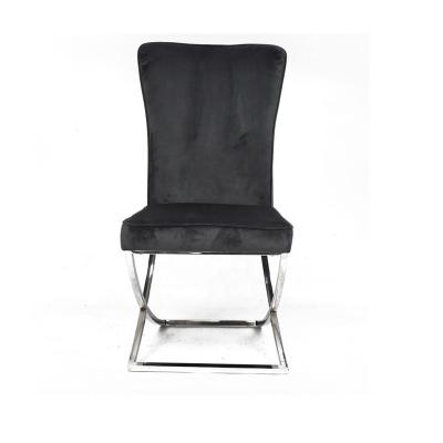 China Cheap Wholesale Super Comfortable Modern Dining Chair Restaurant Furniture Upholstered Velvet Modern Dining Chair for sale