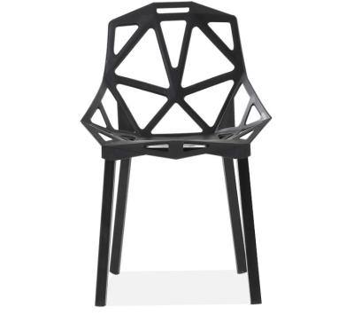 China Free Sample Adjustable Modern Dining Room Furniture Wholesale Cheap Price (Other) Leisure PP Plastic Chair Stacking Dining Chair for sale