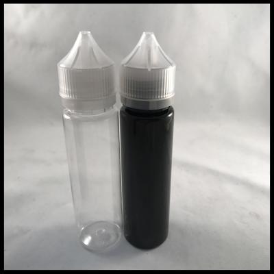 China 60ml gorilla bottles PET unicorn Bottles with long thin tip dropper and childproof tamper cap ejuice bottles for sale