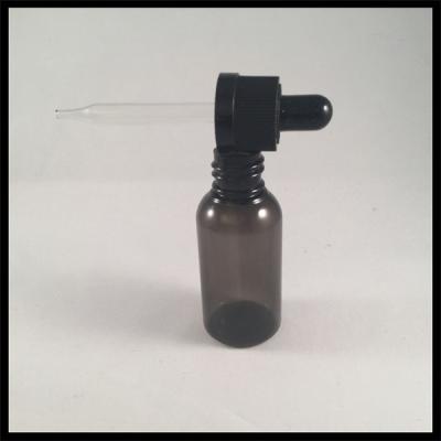 China 30ml Plastic Bottle Black E Liquid Bottle With Glass Dropper Bottle And Child Proof Cap For Ejuice for sale