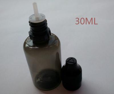 China Plastic Ejuice Bottles 30ml E Liquid Bottles With Long Thin Tip Dropper And Childproof Tamper Cap for sale