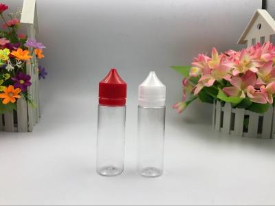 China 50ml Clear Gorilla Bottle E Liquid Bottle With Childproof Tamper Cap And Long Thin Tip Dropper for sale