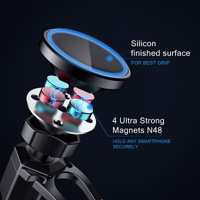 China Universal Mobile Magnetic Air Vent Clip Holder Cell Phone Car Mount Holder For Iphone for sale