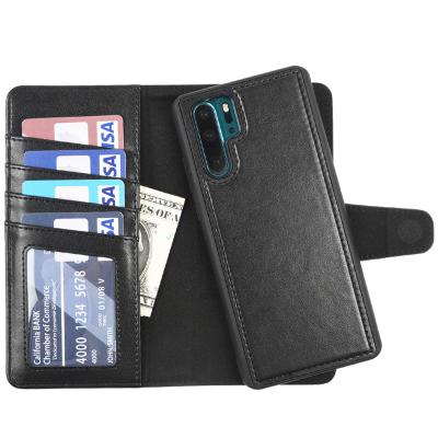 China Eco-Friendly All In One Detachable PU Leather Wallet Cell Phone Bags Cell Phone Case For Huawei P30 Pro Case for sale