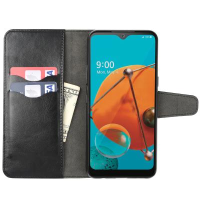 China Fashion Wallet Phone Case Ultra Slim Cell Phone Accessories Phone Cover Flip Wallet Leather Phone Case For LG K51 Case for sale