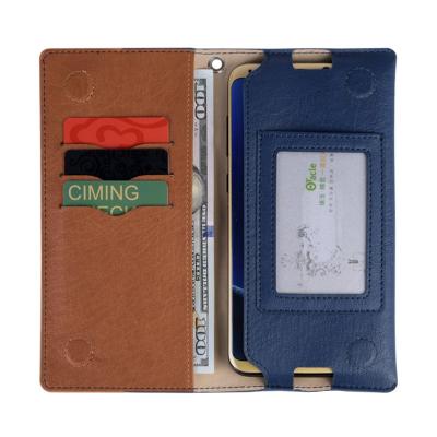 China Universal Flip Stand Cell Phone Case Wallet Multi Functional Phone Case Wallet Flip Stand Cell Phone Cover for sale