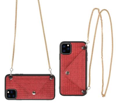 China 100% Eco-Friendly Phone Case Protective Stylish Shoulder Strap Necklace Cell Phone Cover Cross - Body Phone Case For iPhone 11 Pro for sale