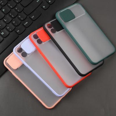 China 100% Eco-friendly Translucent Matte PC Camera Fashion Phone Case Hard TPU Back Cover Cell Phone Accessories Hybrid Phone Case For iPhone 11 pro for sale