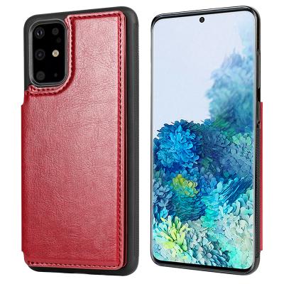 China 100% Eco-Friendly Phone Case For Samsung Galaxy S20+, S20 Ultra Cover Factory PU Leather Back Filp Wallet Phone Cases Cell Phone Bags for sale