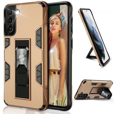 China 100% Factory Wholesale Eco-friendly Fashion Shenzhen Fashion Phone Case Military Style Kickstand Phone Accessories Cases For Samsung Galaxy S21 Ultra 5G Phone Case for sale