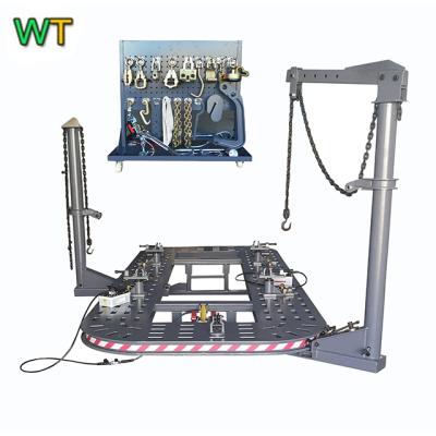 China Automatic Pickup Light Trucks Body Repair Equipment Car Bench Straightener Car Frame Machine 3.5T for sale