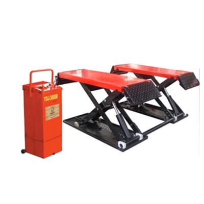 China medium rise hydraulic portable car lift/mobile small scissor car lift (electric release) 3000kg for sale