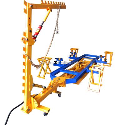 China high quality automatic body collision repair frame machine/body chassis slant bench 3000kg for sale