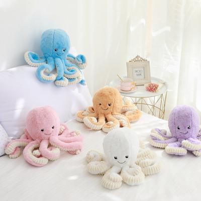 China Cartoon Cute Creative Kawaii octopus stuffed toy animals 18/40/60/80 cm giant octopus plush toys Custom Marine Octopus Keychain for sale