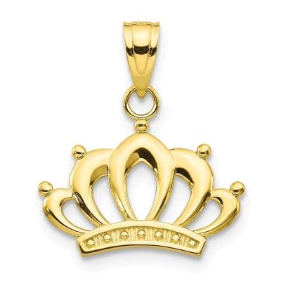 China FASHIONABLE Gemnel 18k Gold Plated Fine Jewelry Crown Pendant Charm Necklace 925 Silver For Women for sale