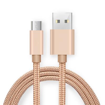 China New Products 2021 2A Fast USB Charger Cable Quick Fast Charger Type C Braided Micro Usb Cable for sale