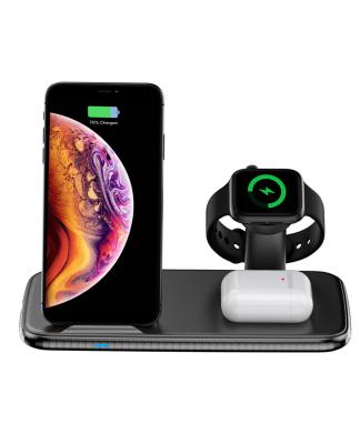 China Smart Watch New Style AuNen Qi 4in1 Fast Wireless Charger for sale