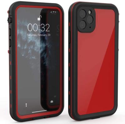 China Ultra Thin Full Body Rugged Waterproof Case With Screen Protector Shockproof Mobile Phone Case For iPhone 11 Pro Max for sale