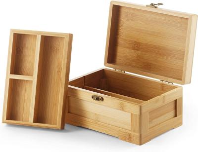 China China Bulk Stash Box With Rolling Tray Organizes Your Herbal Accessories And Jewelry Rolling Kit With Removable Divider Box Bamboo for sale