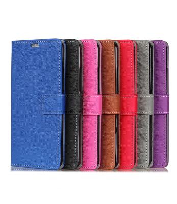 China Wholesale Wallet Function For Cross Pattern Flip Leather Full Cover With Buckle Case For iPhone 7 8 X XS max 11 12 13 PRO max for sale