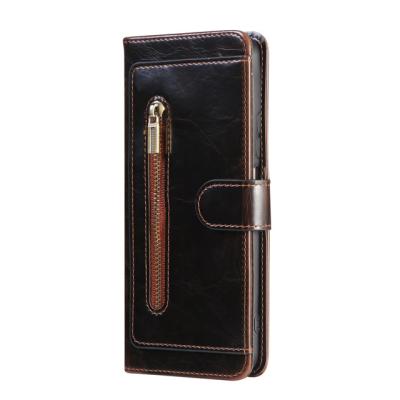 China Shockproof For Samsung S20 Fe G780 G781 Wallet Case Leather Cover With Payment Card Slot Zipper Stand Soft TPU PHoone Stand for sale