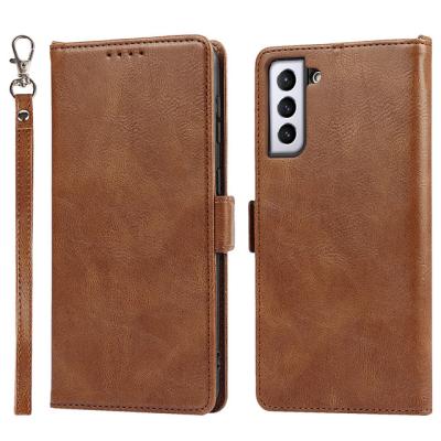 China Shockproof For Samsung S22 5G S901 RFID Block Wallet Case Leather Cover With Payment Card Slot Holder Wrist Band Fasten Dual Magnetic Closure for sale