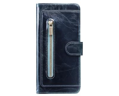 China Shockproof For Redmi Note 10 Pro Wallet Case Leather Cover With Payment Card Slot Zipper Stand Soft TPU Phone Holder for sale