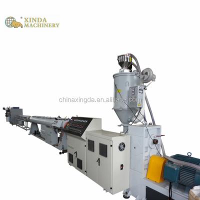 China PUFF 2022 High Quality HDPE Plastic Pipe Production Extruder 20-75mm Making Machine Extrusion Line for sale